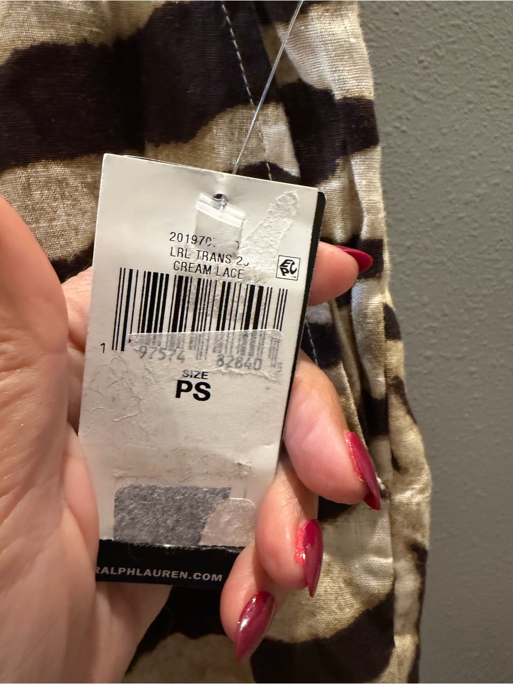 Ralph Lauren Zebra-Print Wide Leg Pants in Black & Cream - Picture 4 of 5